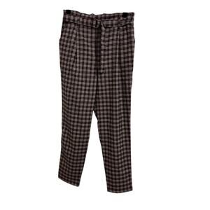 Hollister Women's Plaid Pants with belt